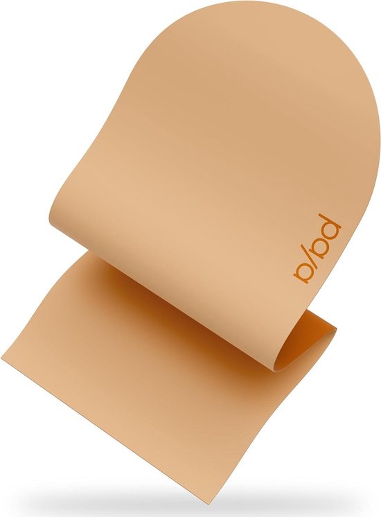 Yogamat - Oefenmat Fitnessmat - Thuis sporten - Antislip toplaag - 5 mm dik - Zandkleur