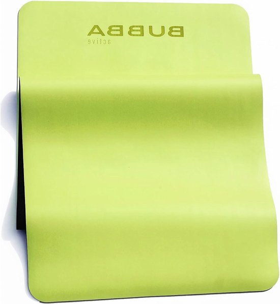 Yogamat - Oefenmat Fitnessmat - Yoga en Pilates - Antislip Oppervlak - 185 x 67 cm - Geel