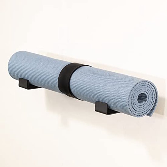 Yogamat Opbergrek voor Fitness - Wandhaken en Organiser voor Schuimrollen en Weerstandsbanden