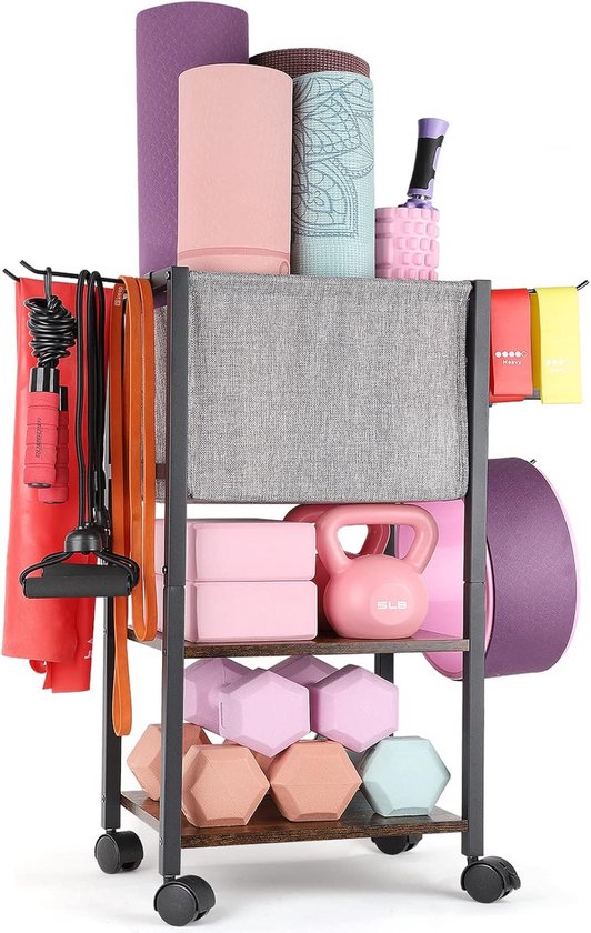 Yogamat Opbergrek voor Home Gym - Efficiënte Opslag voor Yoga en Fitness Accessoires van Yogamat