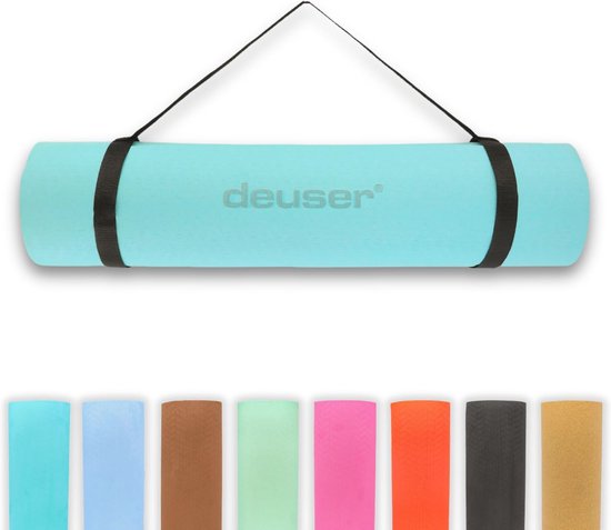 Yogamat Petrol 182x61 cm - Ideaal voor Yoga en Gymnastiek van Yogamat