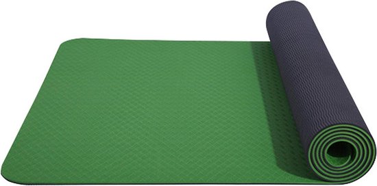 Yogamat - Pilates Workout - Thuis Sporten - Antislip Materiaal - 183x80cm - Groen