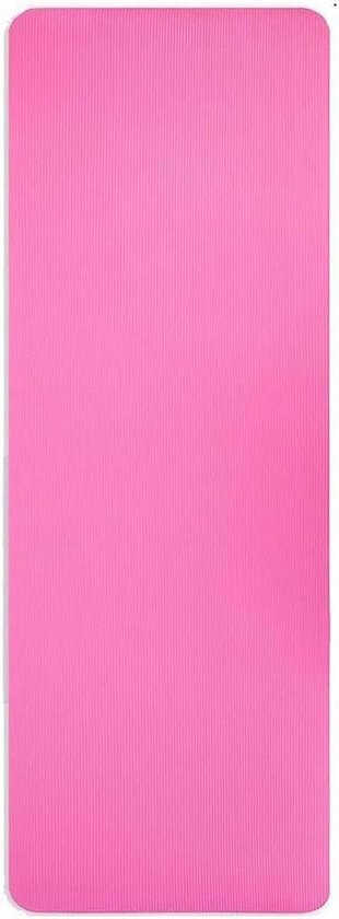 Yogamat - Sportmat Fitnessmat - Thuis Sporten - Met Draagtas - 183x61cm - Roze