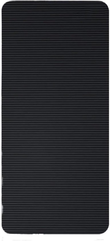 Yogamat - Sportmat Fitnessmat - Thuissport Pilates - Optimale Ondersteuning - 185 cm - Zwart