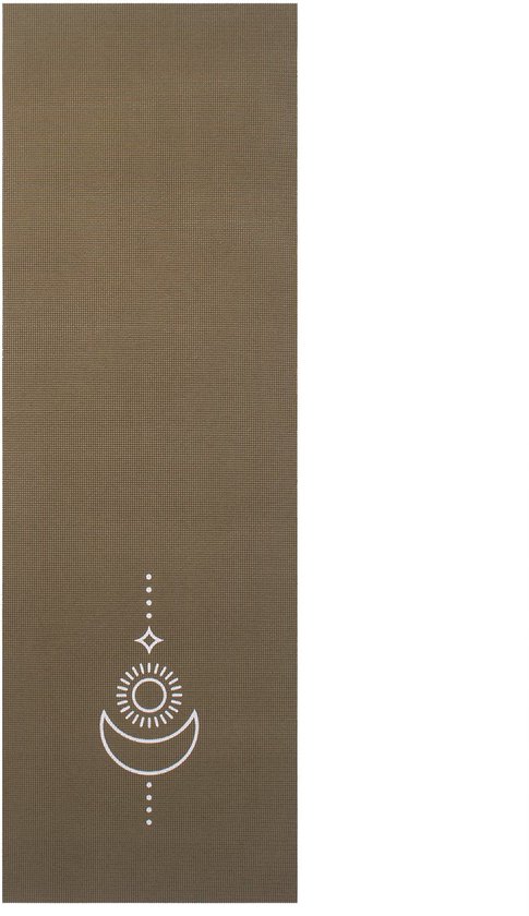 Yogamat sticky extra dik balance donkergroen  - Lotus - 6 mm van Merkloos