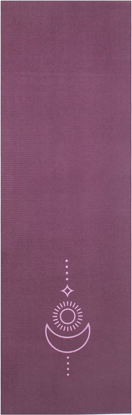 Yogamat sticky extra dik balance donkerpaars - Lotus | 6 mm | fitnessmat | sportmat | pilates mat