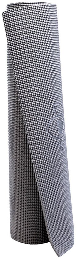 Yogamat sticky extra dik grijs - Lotus | 6 mm | fitnessmat | sportmat | pilates mat van Merkloos