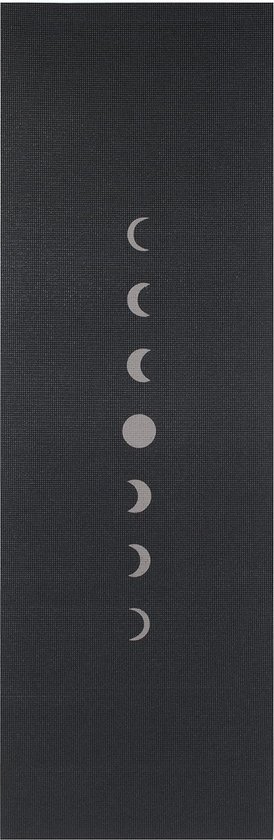 Yogamat sticky extra dik moon zwart - Lotus | 6 mm | fitnessmat | sportmat | pilates mat
