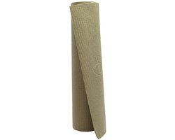 Yogamat sticky extra dik olijfgroen - Lotus - 6 mm - fitnessmat - sportmat - pilates mat van Lotus