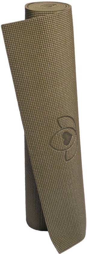 Yogamat sticky extra lang donkergroen - 200 cm - Lotus - 6 mm - fitnessmat - sportmat - pilates mat van Yogamat