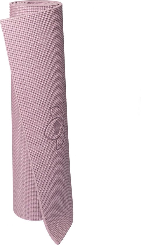 Yogamat sticky extra lang lavendelpaars - 200 cm - Lotus - 6 mm - fitnessmat - sportmat - pilates mat van Yogamat