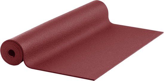 Yogamat Studio PVC - Ecoyogi – 183 x 61 cm – dikte 4,5 mm – Bordeaux – Ökotex certificaat