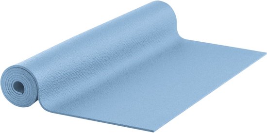 Yogamat Studio PVC - Ecoyogi – 183 x 61 cm – dikte 4,5 mm – Licht Blauw – Ökotex certificaat van Merkloos