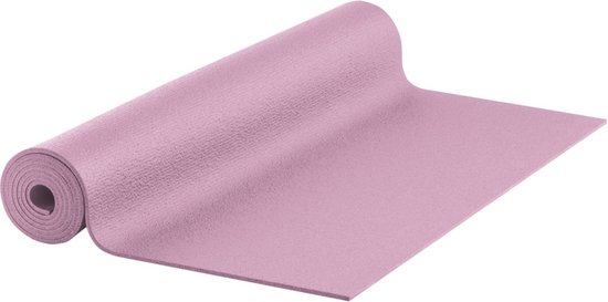 Yogamat Studio PVC - Ecoyogi - 183 x 61 cm - dikte 4,5 mm - Roze - Ökotex certificaat van Yogamat