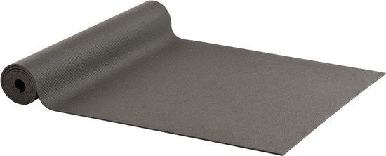 Yogamat Studio PVC extra lang Lava Antraciet - Ecoyogi – 200 x 61 cm – dikte 4,5 mm – Ökotex certificaat van Ecoyogi