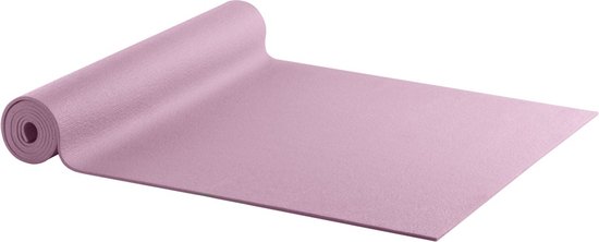 Yogamat Studio PVC extra lang Roze - Ecoyogi – 200 x 61 cm – dikte 4,5 mm – Ökotex certificaat van Ecoyogi