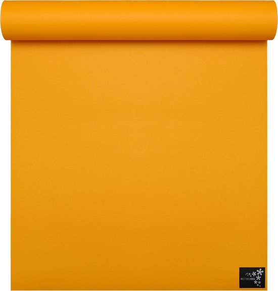 Yogamat sun - 6 mm shine yellow Fitnessmat YOGISTAR van Merkloos