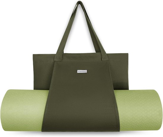 Yogamat Tas - Sporttas Mat - Sporten en Reizen - Ruim Compartiment - 49 cm Lengte - Zwart
