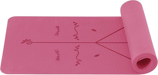 Yogamat TPE - Antislip Fitnessmat - 1 stuk - 183x61 cm
