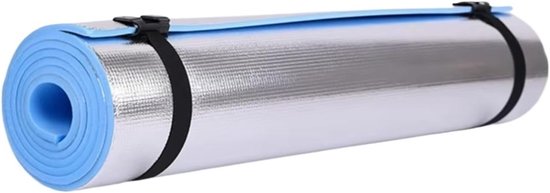Yogamat - Trainingsmat Fitnessmat - Thuis Sporten - Antislip Oppervlak - 180 x 50 cm - Blauw