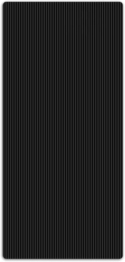Yogamat - Trainingsmat Fitnessmat - Thuis Sporten - Extra Dikke Demping - 200cm Lang - Zwart