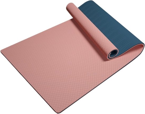 Yogamat - Vloermat Gymnastiek - Sport en Fitness - Extra Dik Antislip - 183 x 66 cm - Roze