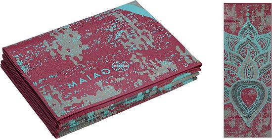 Yogamat voor reizen - opvouwbaar en lichtgewicht - 1 stuk - 68" L x 24" B