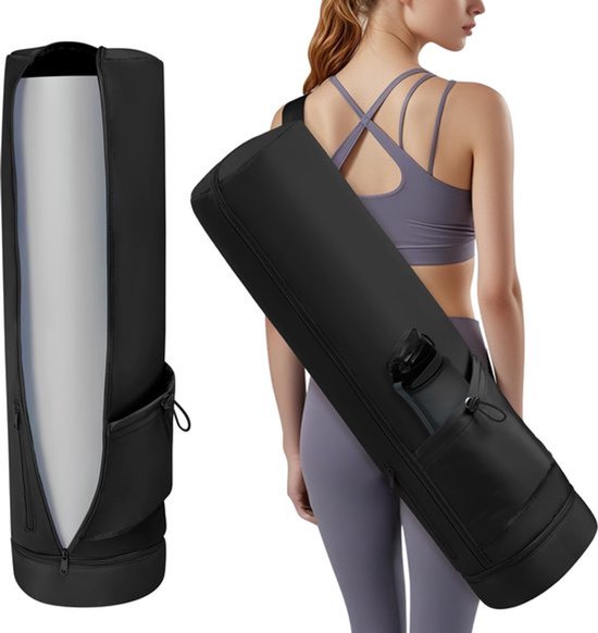 Yogamatdrager Waterdicht - Draagtas voor Yogamat - Verstelbare Draagriem - Grote Capaciteit - Meerdere Zakken - Duurzaam Materiaal - Yogatassen