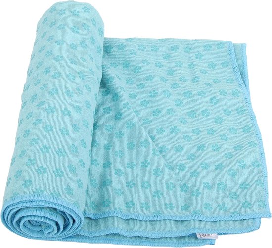 Yogamathoes - Fitness deken - Hygiënisch sporten - Verbeterde antislip - 183 x 63 cm - Hemelsblauw