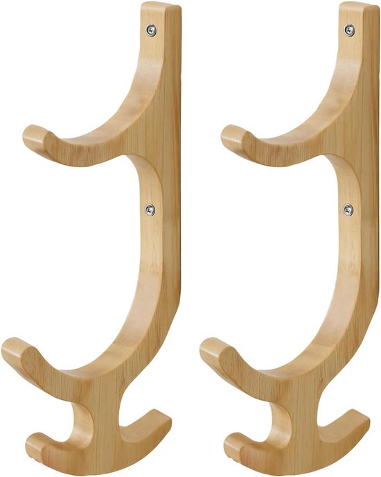 Yogamathouder - Fitness Organizer - Ruimte Besparen - Duurzaam Hout - 41 x 25 cm