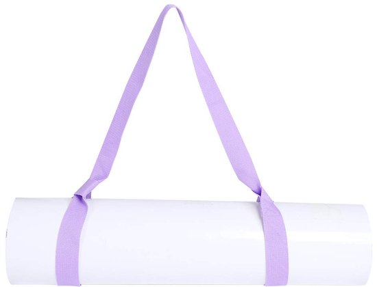 Yogamatriem Draagbare Draagriem - Verstelbare Yogamat Sling Strap - Lichtpaars - SnelShoppen