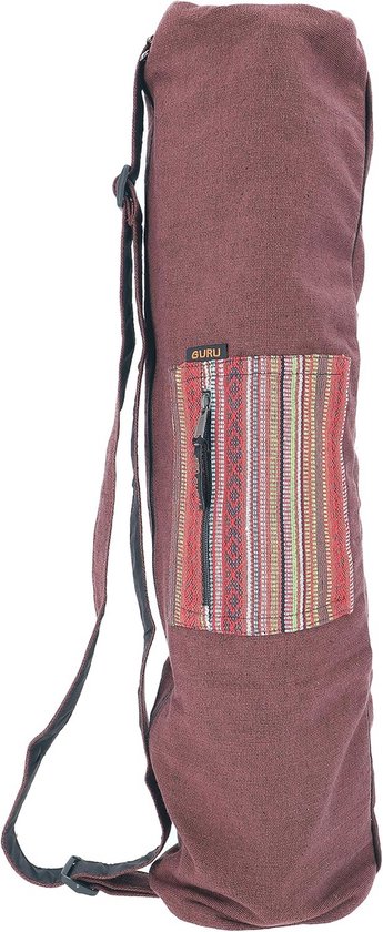 Yogamattas Tas - Mattenhouder - Sporten en Ontspannen - Verstelbare Draagriem - 70 x 24 x 14 cm - Bruin