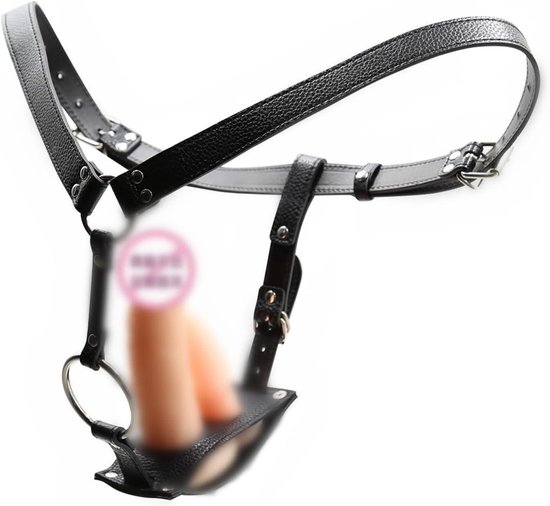 Yogaset Dames - Leer Accessoires - Yoga Oefeningen - Drie Gaten Ontwerp - null - Zwart