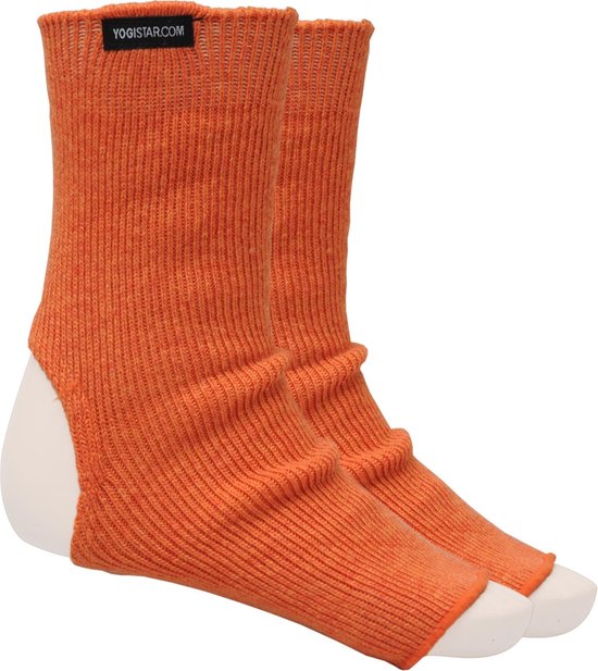 Yogasokken pumpkin apricot - wol Sportsokken YOGISTAR van YOGISTAR