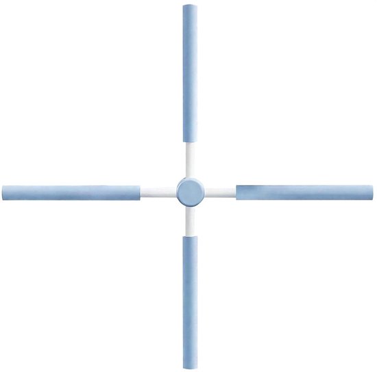 Yogastick corrector - Rug trainer - Houding verbeteren - Verlicht spierspanning - 80 cm lengte - Wit