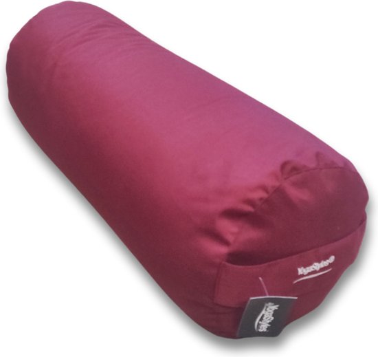 YogaStyles Bolster Donkerrood XL van YogaStyles