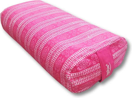 YogaStyles Bolster ovaal roze & wit van YogaStyles