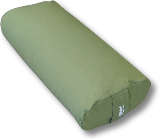 YogaStyles Design Bolster - Ovaal Olijfgroen van Merkloos