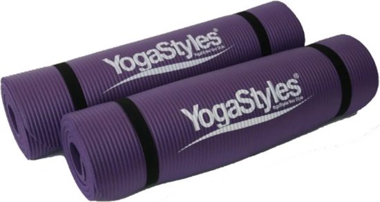 YogaStyles EKO-NBR Yogamat Paars van YogaStyles
