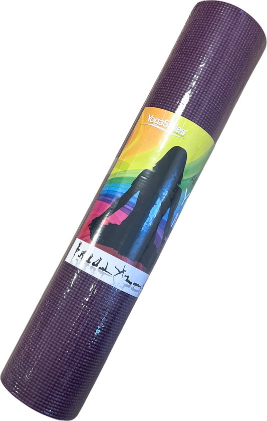Yogastyles EKO Yogamat Standaard paars - PVC van YogaStyles