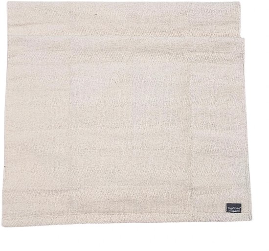 YogaStyles Katoenen Yogamat Mysore - Natural - creme van YogaStyles