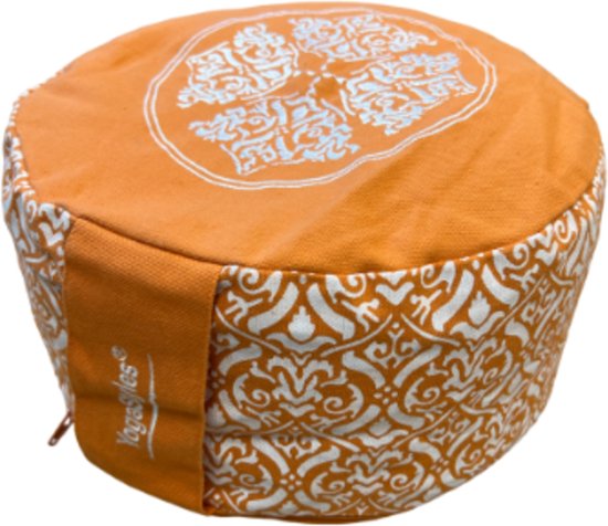YogaStyles meditatiekussen design oranje van YogaStyles