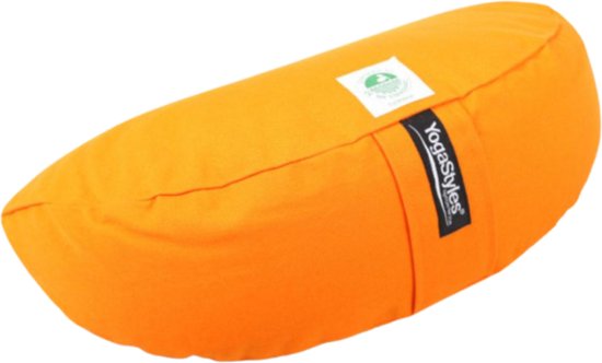YogaStyles Meditatiekussen Organic Moon Okergeel van YogaStyles