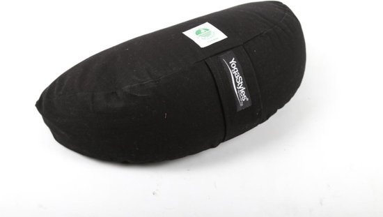 YogaStyles Meditatiekussen Organic Moon Zwart van YogaStyles
