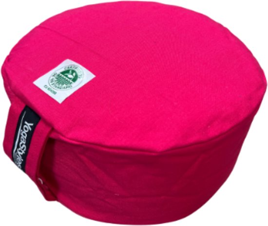 YogaStyles Meditatiekussen organic Rondo roze van YogaStyles