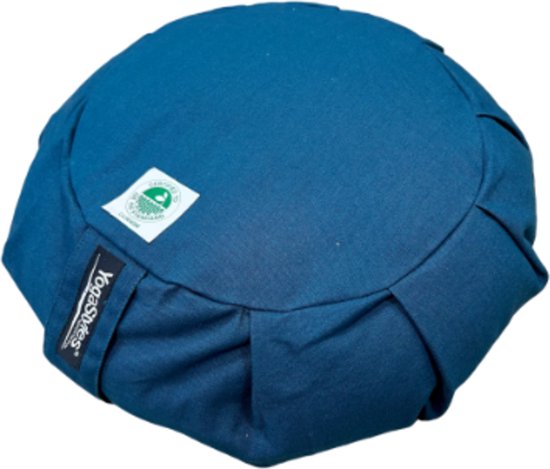 YogaStyles Meditatiekussen Organic Zafu Petrol van YogaStyles