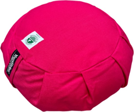 YogaStyles Meditatiekussen Organic Zafu Roze van YogaStyles