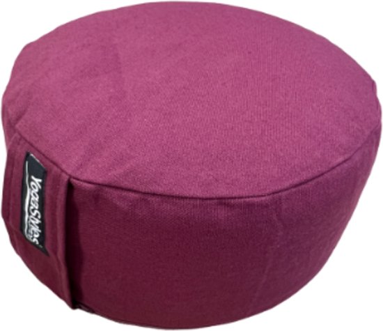 YogaStyles meditatiekussen-PRO-RONDO Bordeaux/Paars van YogaStyles