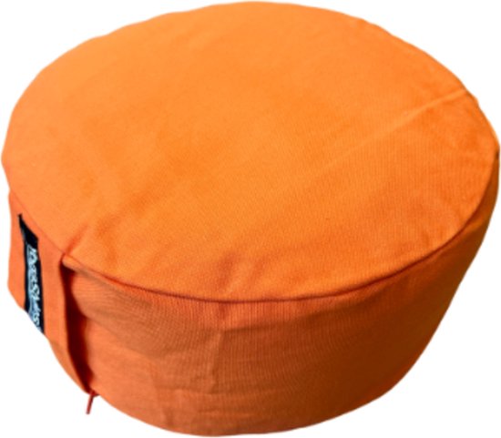 YogaStyles Meditatiekussen-PRO-RONDO Oranje van YogaStyles