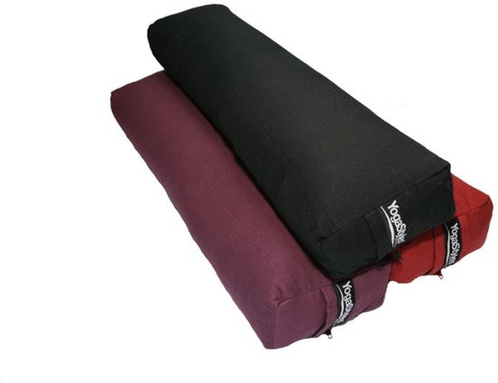YogaStyles Pranayama Yoga Bolster Zwart van YogaStyles